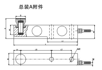 柯力SB称重传感器总装A附件