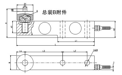 柯力SB称重传感器总装B附件