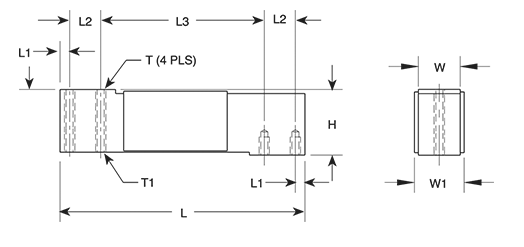 美国Tedea model 1040称重传感器外形尺寸